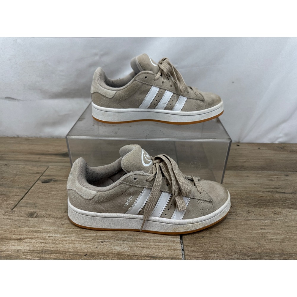 Adidas Originals Campus 00s Sand White Gum Suede Sneakers JI4461 Mens 6 Womens 7
